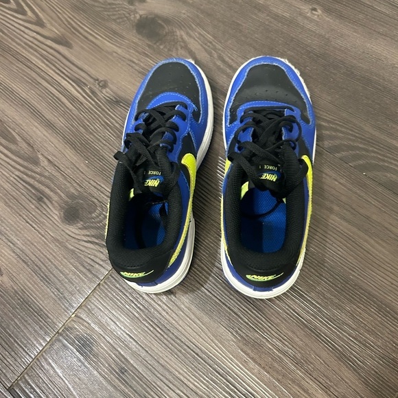 Nike Air Force 1 LV8 Big Kids Blue - Picture 10 of 10